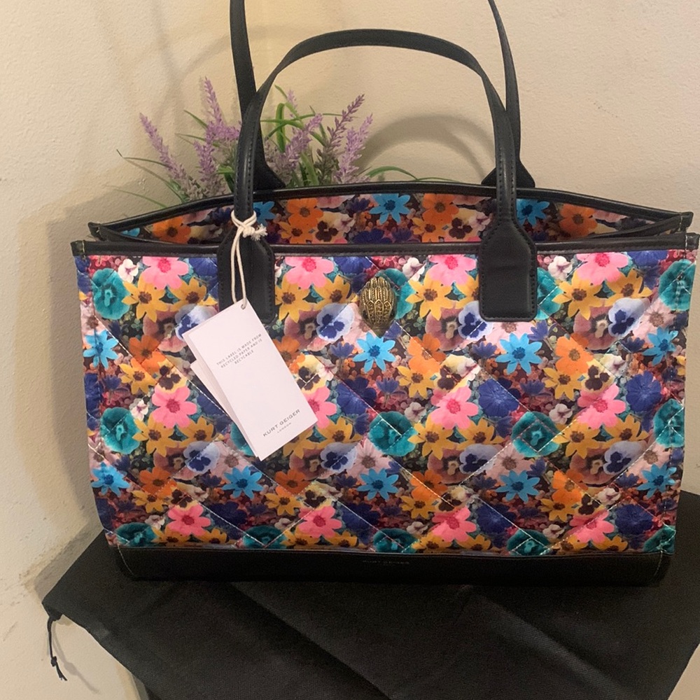 Kurt Geiger London Recycled Quilted Shopper Bag
